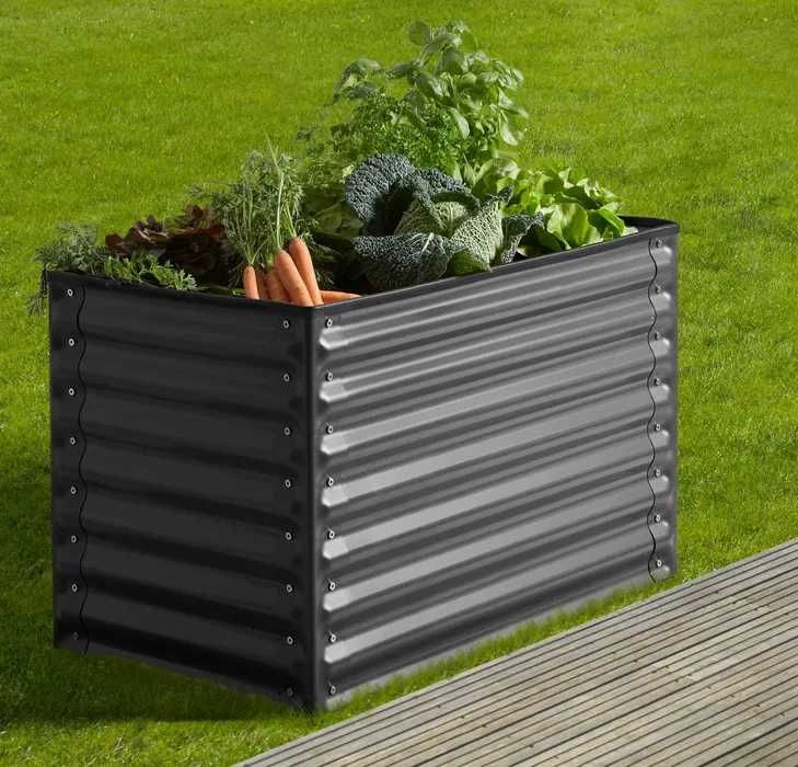 Metalowa donica ogrodowa 100x60x60 cm