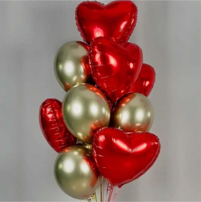 Гелеві кульки, кулі, повітляні кулі, букет з повітряних куль, квіти