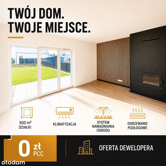 Dom 94m² | 500m² ogrodu | Wysoki Standard | Klimatyzacja | Podłogówka