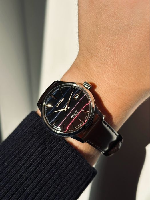 Seiko Presage SRPK75 Cocktailtime Star Bar Purple Sunset Sady - Main Image