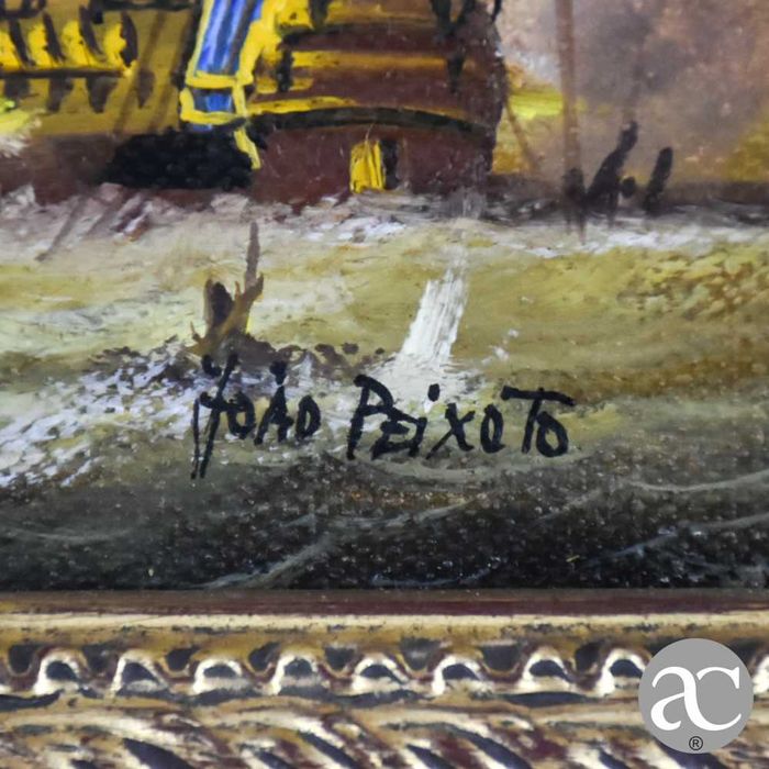 Óleo sobre tela do Artista João Peixoto, com moldura