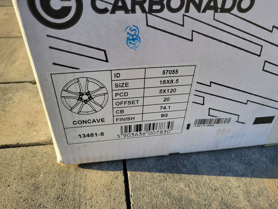 Alufelgi 18" 5x120 8.5J ET20 BMW E39 E60 E61 E90 E91 E92