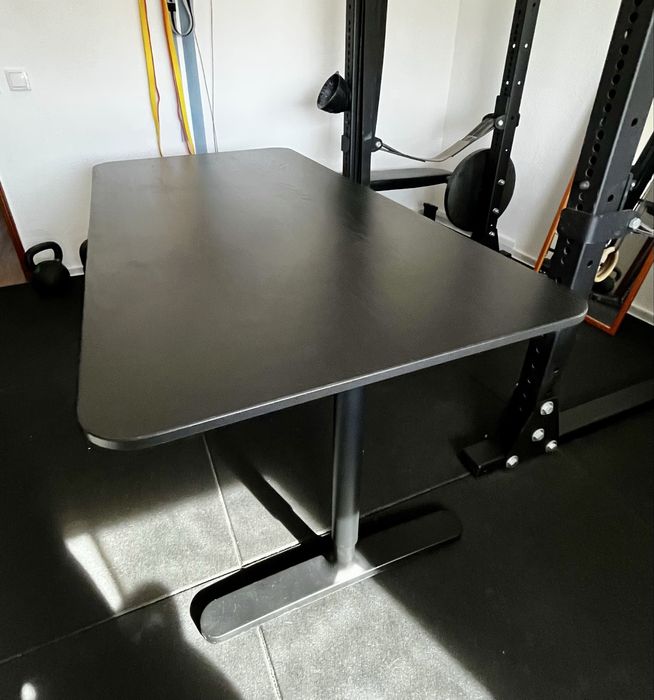 Secretaria gaming escritorio 160x80  preta