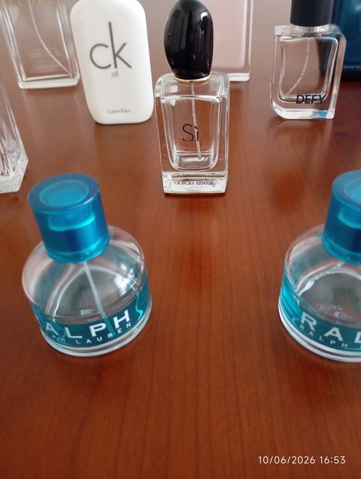 Frascos perfumes vazios