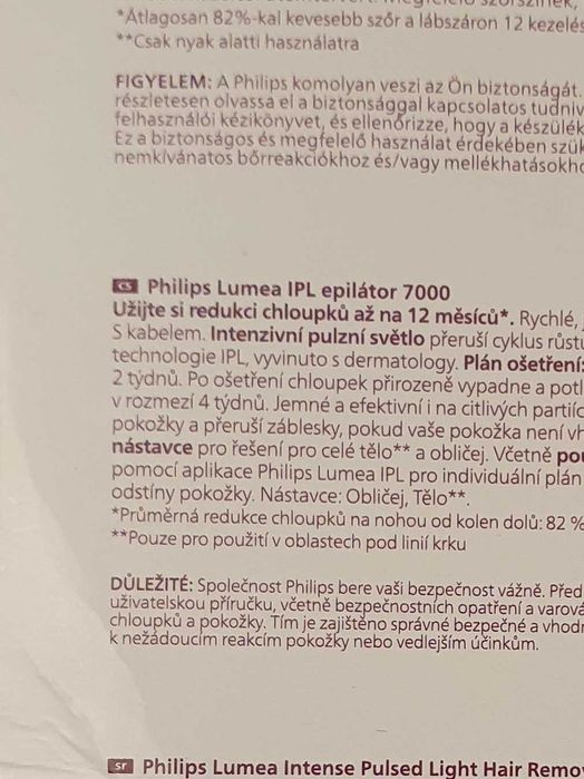 Фотоепілятор Phillips Lumea IPL 7000 Series SC1997