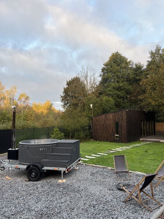 Відпочинок у чані на колесах.  Чан Львів. Джакузі, Сауна