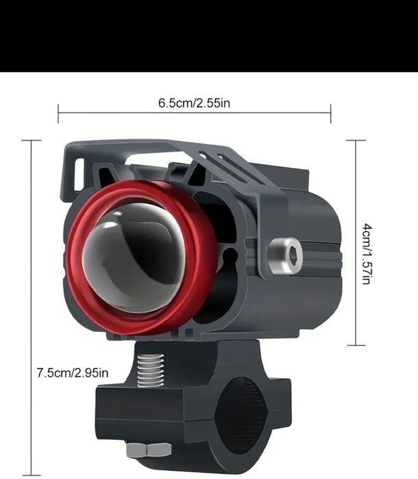 Фара Світлодіодна Led Лінза Мото Вело Скутер Самокат