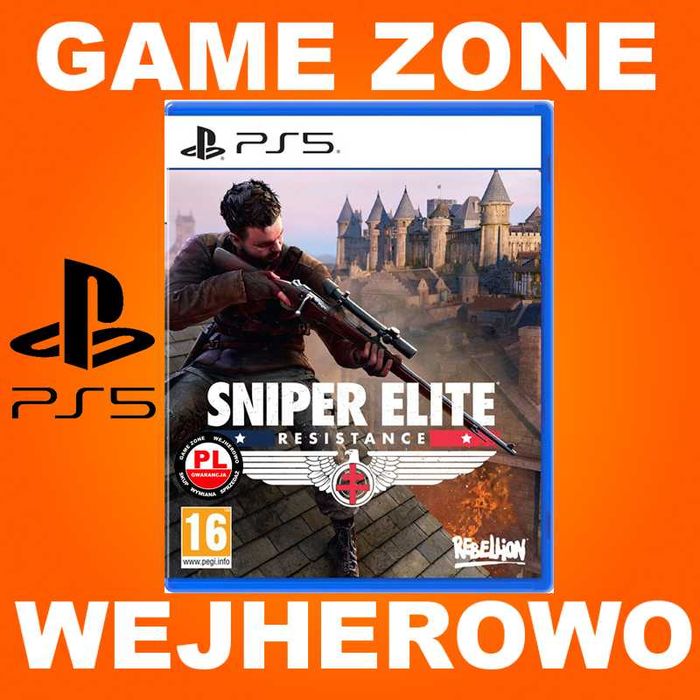 Sniper Elite Resistance PS5 = PŁYTA PL = sklep Wejherowo
