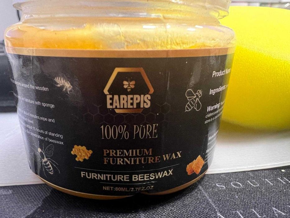Creme para Madeiras – Cera de abelha - Wood Polish