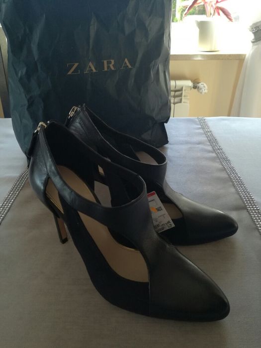 Nowe buty ZARA skórzane 40