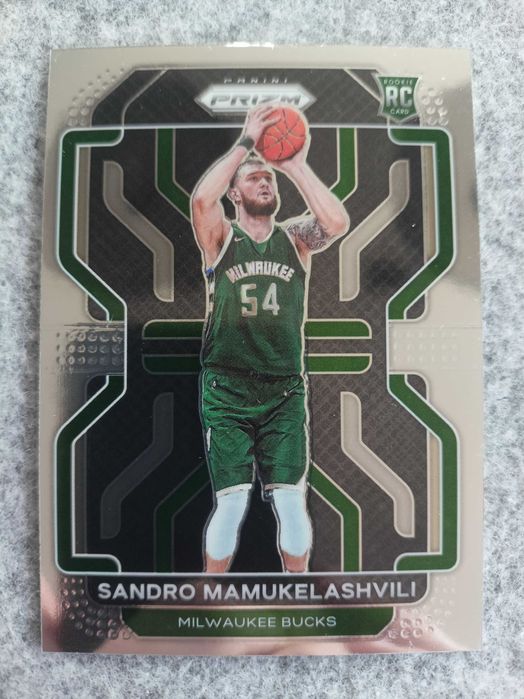 Karta NBA Rookie 2021-22 Prizm Sandro Mamukelashvili Milwaukee Bucks