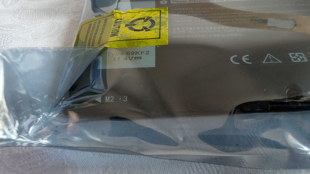 Bateria do laptopa Dell 86wh 69kf2 lusonbay