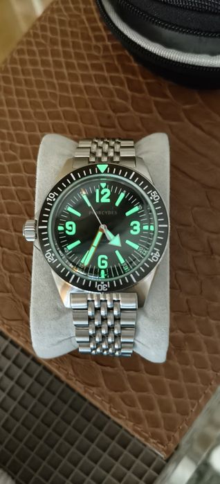 Relógio automático Phorcydes 4b novo na caixa c NH35 Seiko