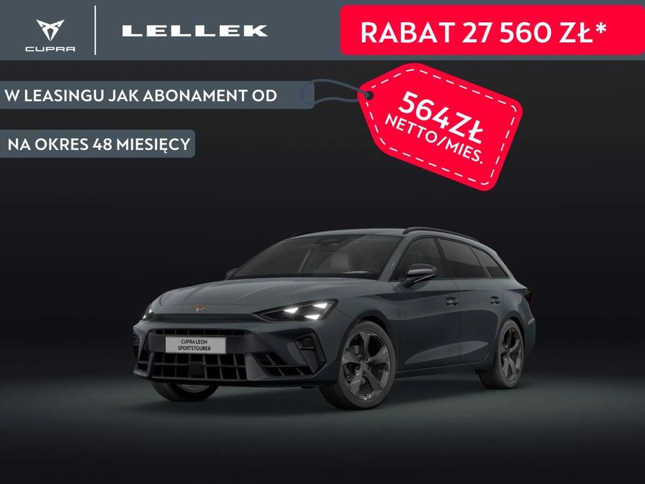 Cupra Leon Sportstourer 1.5 eTSI Dostępny w MEGA rabacie!