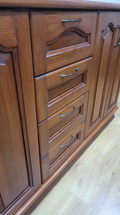 Komoda 210cm drewno naturalne