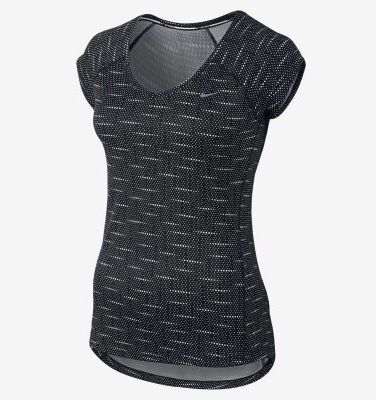 Футболка тренировочная Nike Printed Miler оригинал М ка