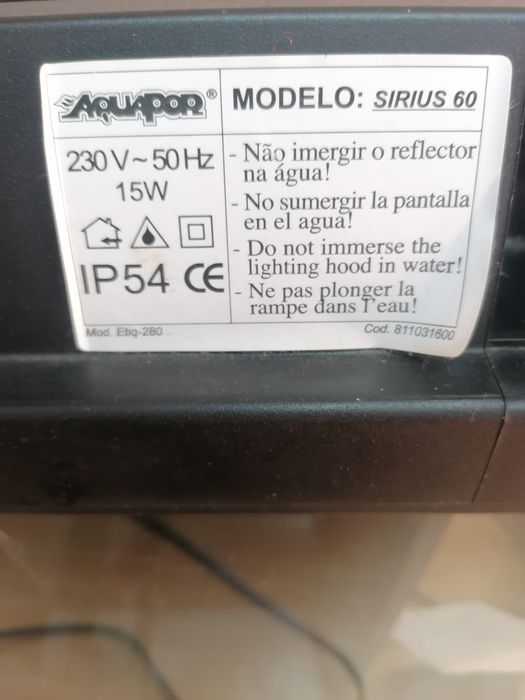 Aquário para peixes