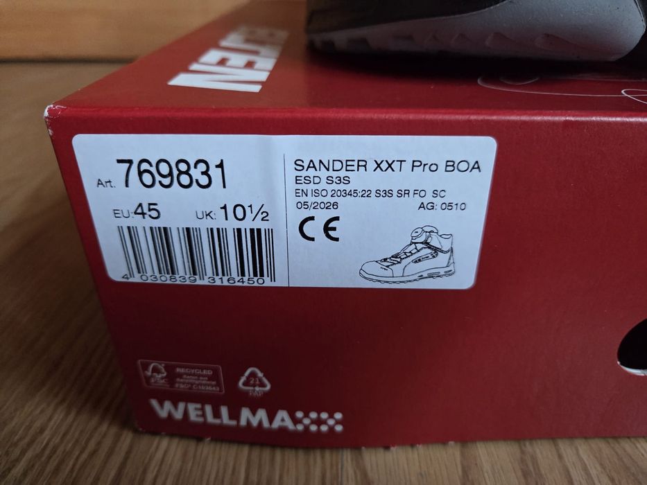 Nowe buty robocze Elten S3 rozm. 45