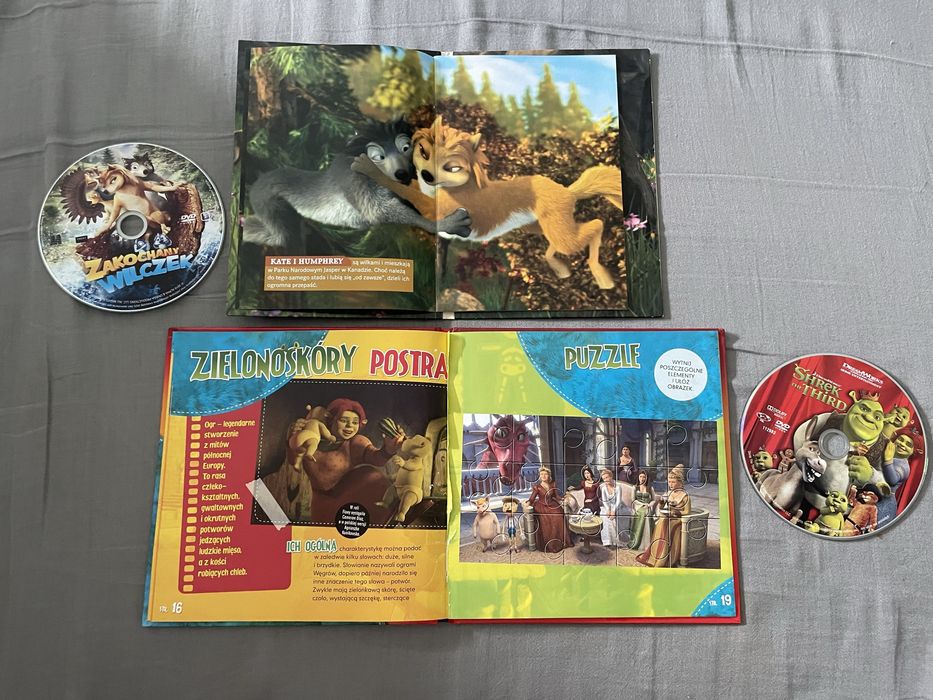 Zestaw płyt DVD VCD CD z bajkami dla dzieci