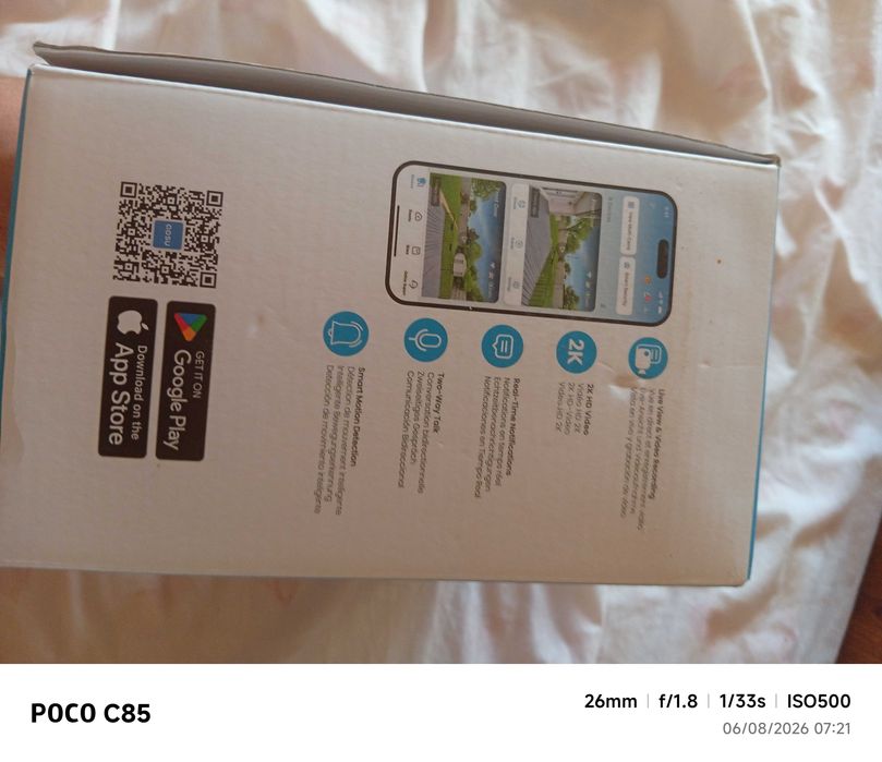 Sistema de Videovigilância AOSU 2K – 2 Câmaras Sem Fios
