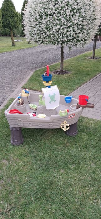 Little Tikes Piaskownica Stół Wodny Statek Piracki