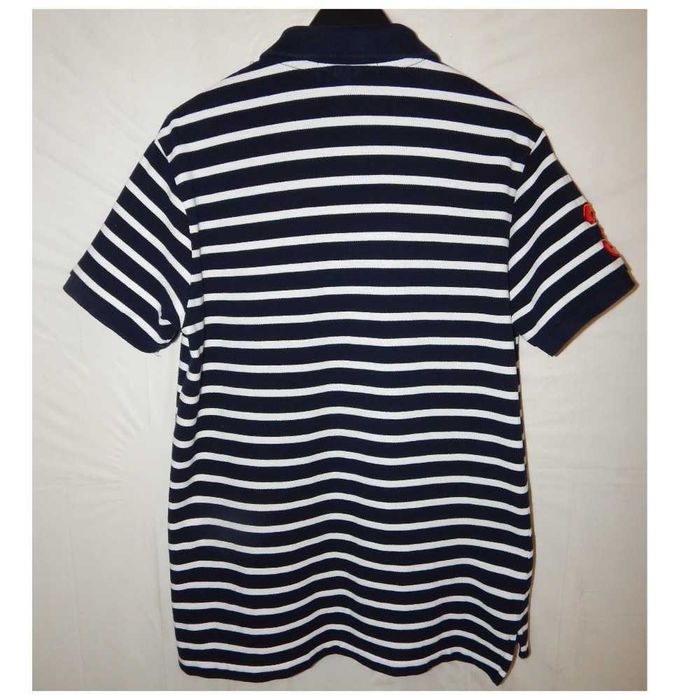 Винтажная рубашка поло из хлопка пике POLO RALPH LAUREN (Big Pony/3)