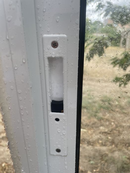 Janela aluminio lacado branco