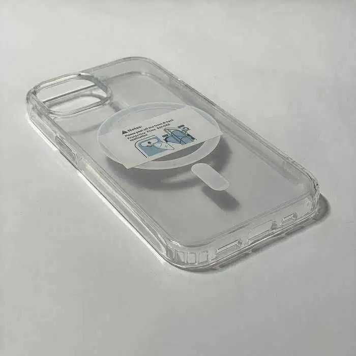 NOWE Etui iPhone 15 Przezroczyste + MAGSAFE Ładowanie Indukcyjne