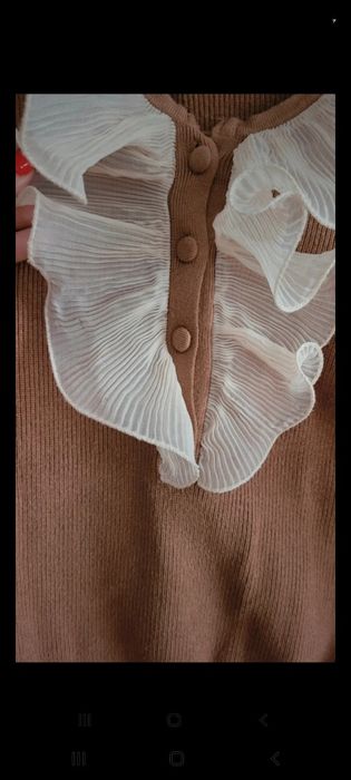 Sweter zara carmelowy rozmiar 36 S