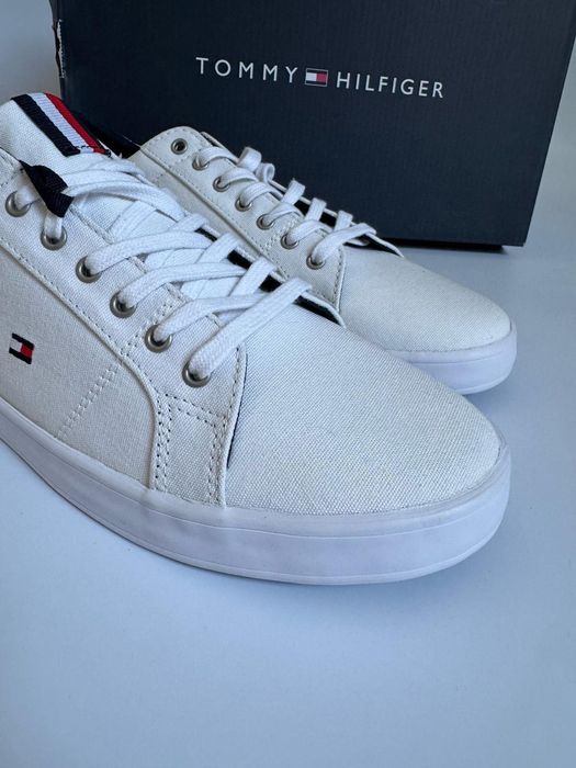 Nowe trampki sneakersy męskie TOMMY HILFIGER białe 41