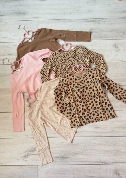 Реглани в рубчік або принтові від h&m  від 110 до 140 см ціна за 1 шт