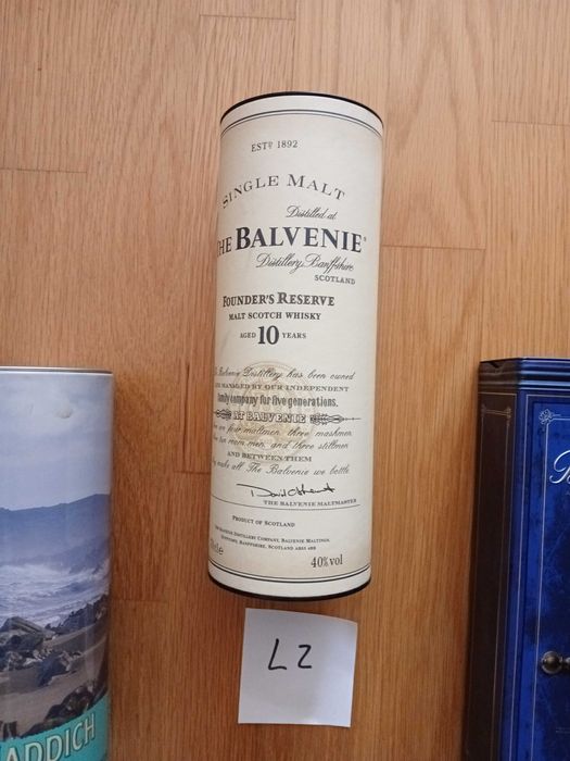 Latas Ballantine & The Balvenie & Bruichladdich L1 L2 L3