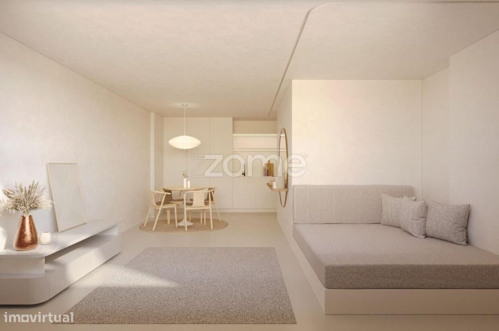 Apartamento T0 Novo c/ Varanda e Arrecadação na Rua Machado Vilela