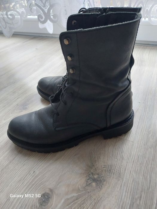 Botki wiązane skóra Geox r. 37