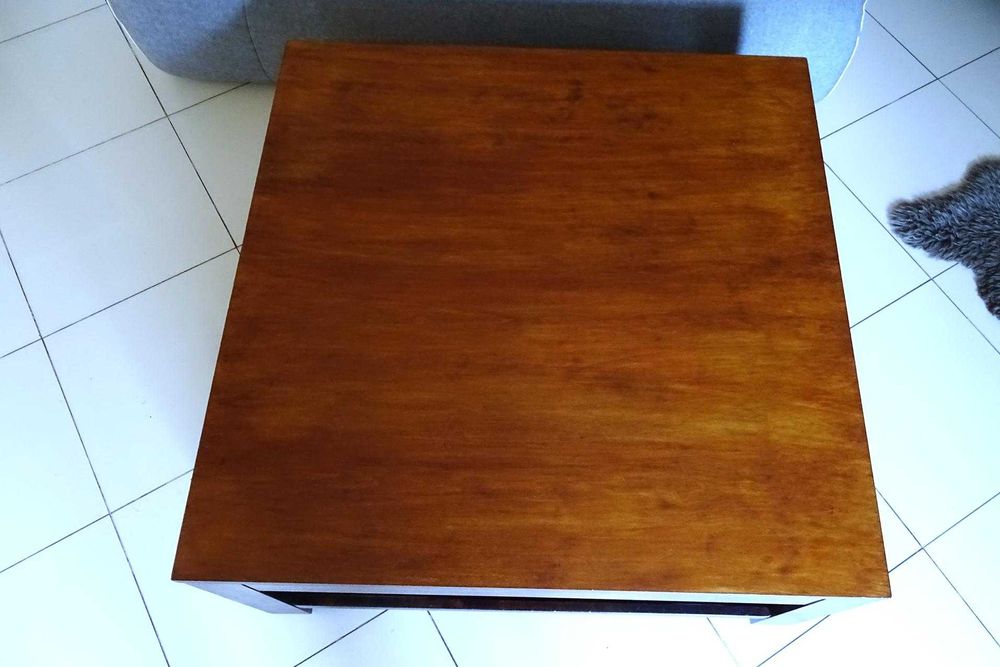 Piękna drewniana wielka ława / stolik kawowy - w bdb. stanie