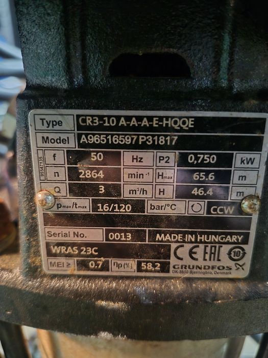 Pompa Grundfos  CR3-10