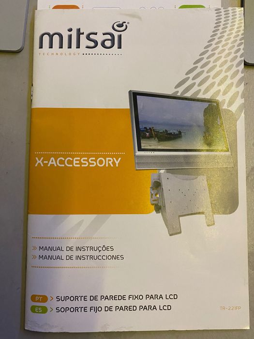 Suporte fixo parede para LCD