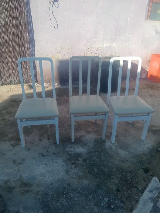 Three chairs in good condition — €15 for all three, in good condition64737907093506120
