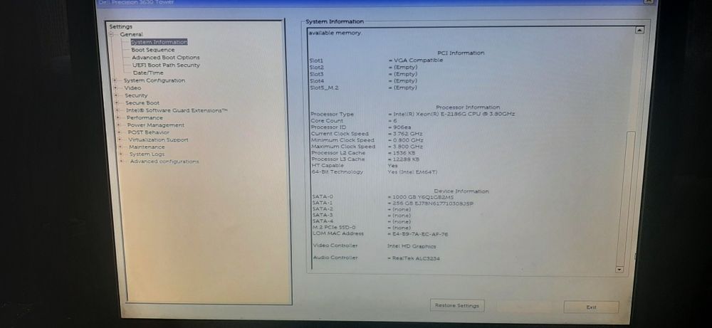 Робоча станція DELL Precision 3630 з рідким процесором E2186G