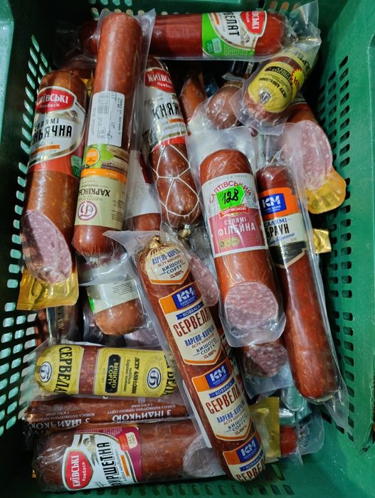 Ковбаса копчена, ковбаса варена дешево, сроки