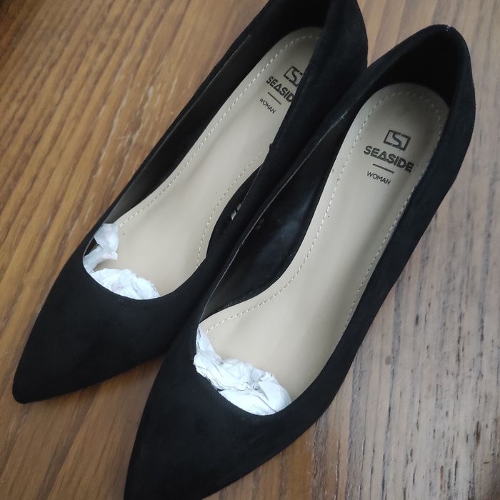Sapatos clássicos camursa