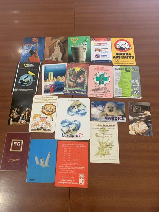 Calendário de bolso