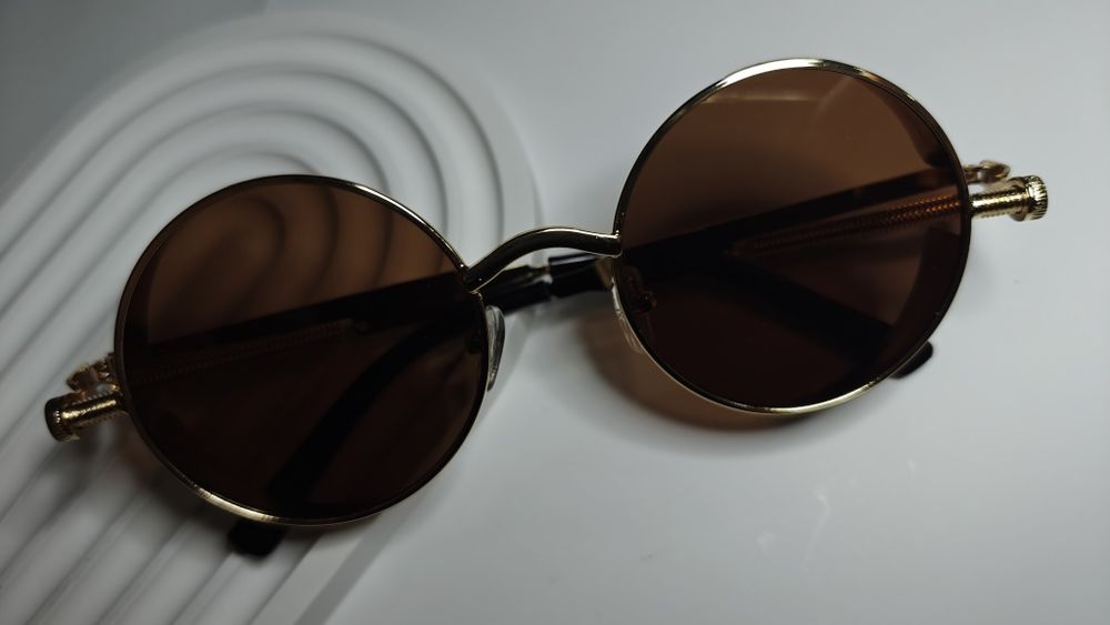 Okulary gotyckie, festiwalowe, steampunk