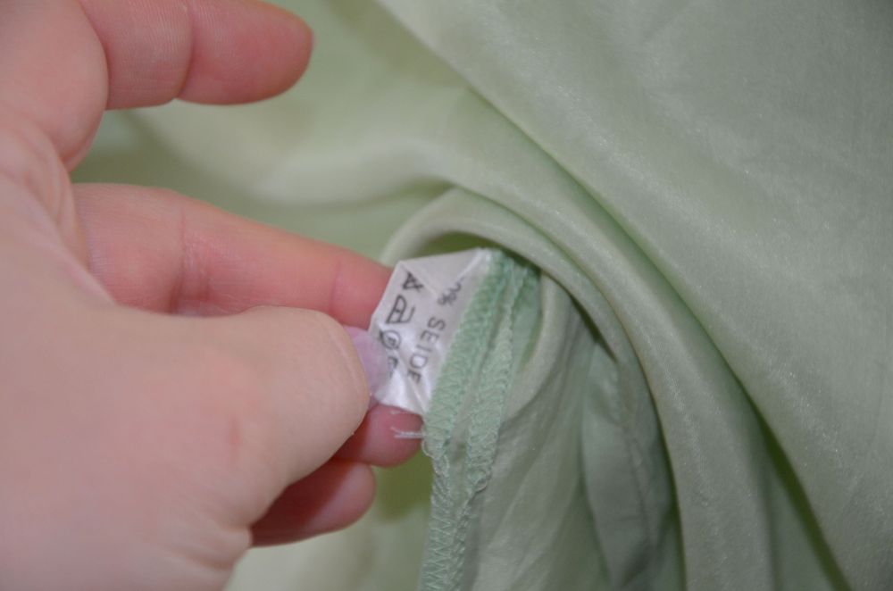 bluzka 100% silk jedwab Torelli r. 44/46 zielona