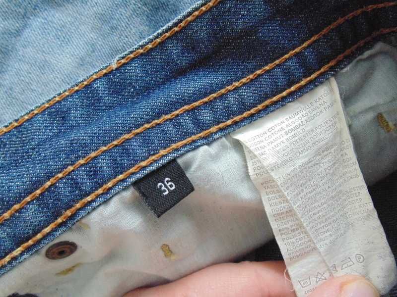 C&A Denimite szorty jeansowe męskie z kieszeniami pas 98 cm