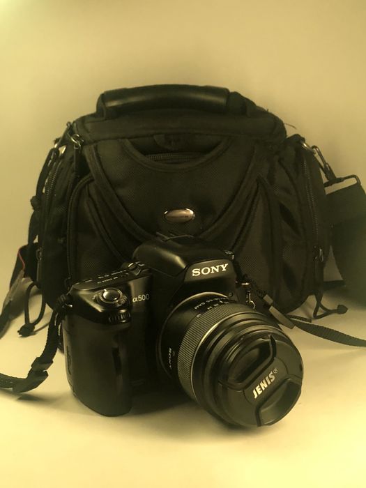 Sony α500 + Sony 18-55mm + torba + akcesoria