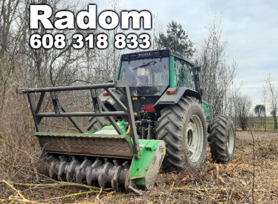 Mulczer mulczerowanie mulczowanie czyszczenie działek  wycinanie