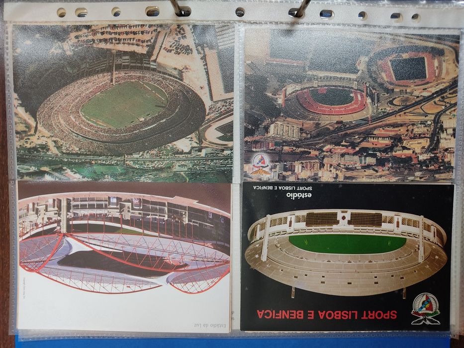 Postais do estádio da luz Benfica