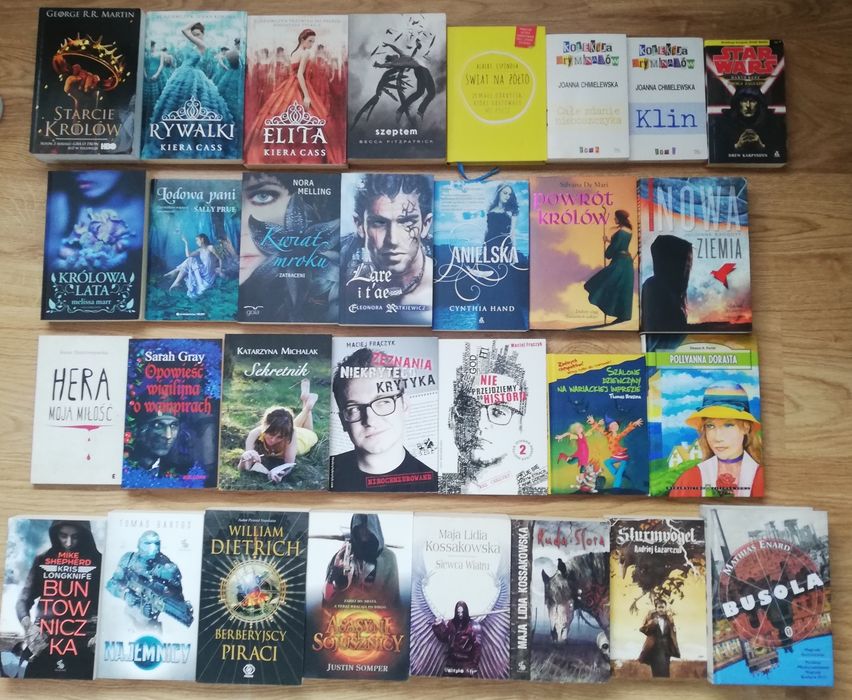 Książki młodzieżowe, fantasy, różne gatunki NOWE/Stan bardzo dobry