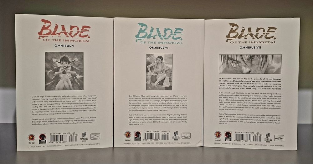 Манга Blade of the Immortal / Клинок Бессмертного: Omnibus 1-7 (Hiroaki Samura)